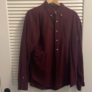 Dark Red Ralph Lauren Button Down XXL
